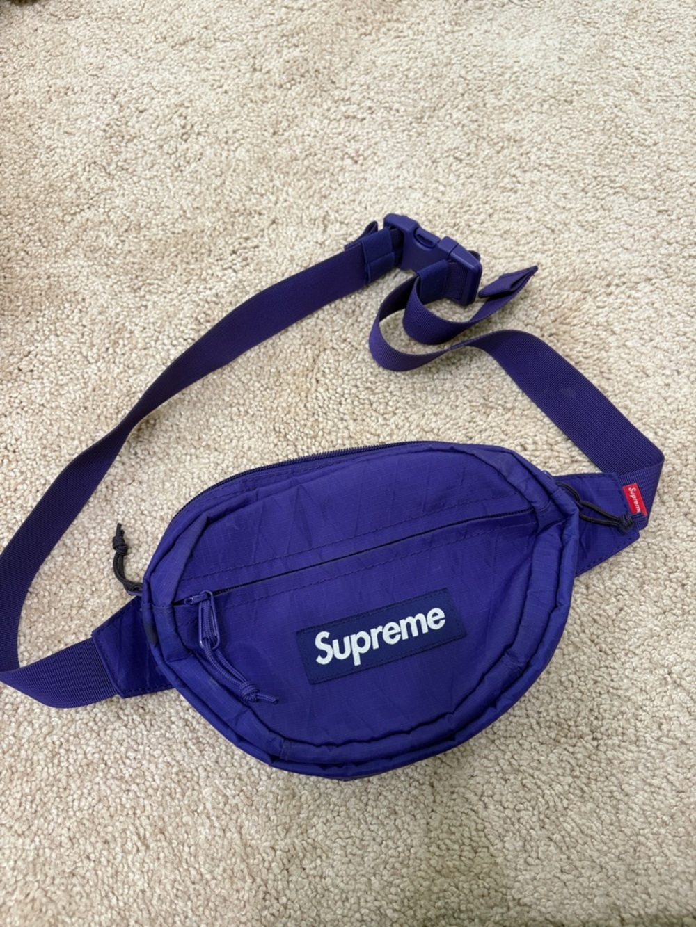 Supreme Purple Waist Bag
